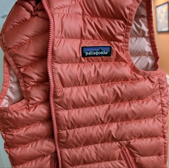 Patagonia Coral Quilted Vest Size 5 - Picture 5 of 5